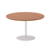 Dynamic Italia 1200mm Poseur Round Table Walnut Top 725mm High Leg ITL0161 DD